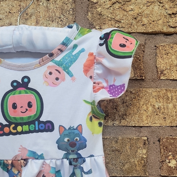 COCOMELON WHITE DRESS 12-18 Months - Picture 6 of 11